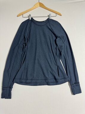 Lululemon Dark Blue Long Sleeve Athletic Pullover
